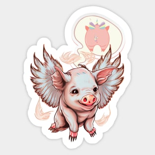 I Love Pig Butts And I Cannot Lie Sticker